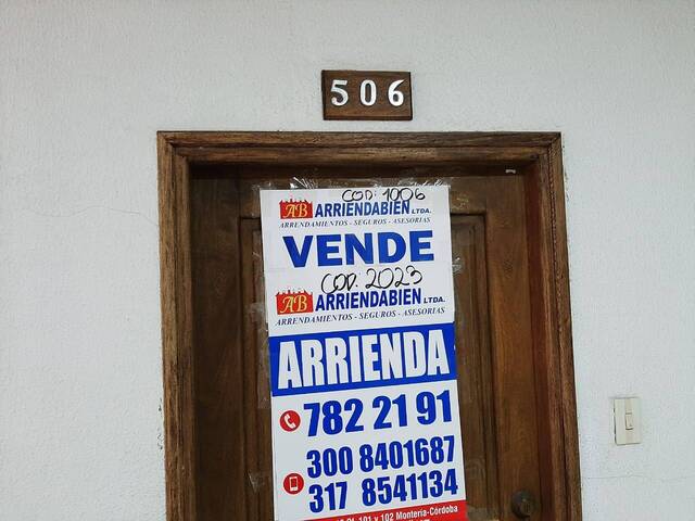 #1006 - Apartaestudio para Venta en Montería - COR - 2